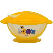 Bowl Termico Com Colher Bolofofos Amarelo Zoop