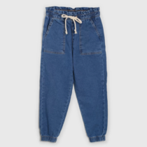 Calça Infantil Jeans Hering Kids Jogger Azul