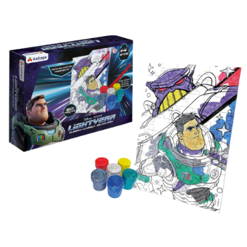Quebra-Cabeça Buzz Lightyear para Colorir Xalingo