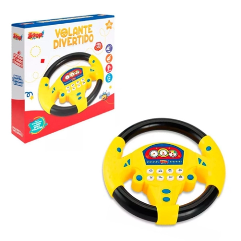 Volante Divertido Gira 360° com Sons Interativo Zoop Toys