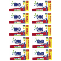 10 Unidades Sabão Em Pó Omo Lavagem Perfeita 2.2kg
