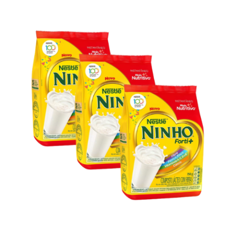 3 Saches Ninho Forti+Nestlé 750g