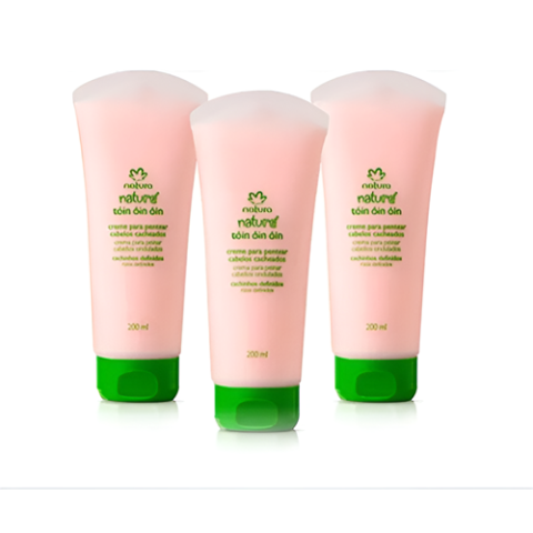 3 Unidades Creme para Pentear Cabelos Cacheados Naturé Tóin Óin Óin