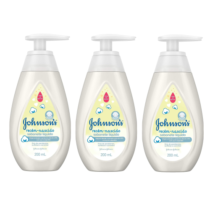 3 Unidades Sabonete Líquido Johnson’s Baby Recém Nascido 200ml