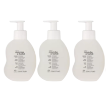 3 Unidades Sabonete Líquido Sem Fragrância da Cabeça aos Pés Mamãe e Bebê 200ml