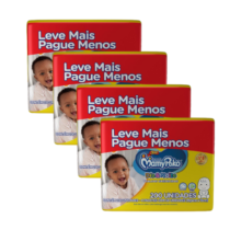 4 Packs Lenço Umedecido MamyPoko Dia&Noite 200 unidades