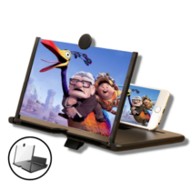 Ampliador De Tela Lente 3D Suporte Dobrável De Celular Para Vídeos e Jogos e Ensino On-line