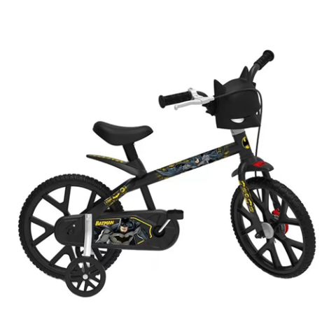 Bicicleta Infantil Aro 14 Batman Bandeirante