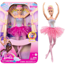 Boneca Barbie Bailarina Luzes Brilhantes