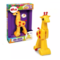 Brinquedo Girafinha Gina com Fricção Elka