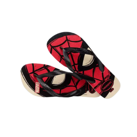 Chinelo Infantil Top Marvel Logomania Spider Man Havaianas Tamanho 33/34