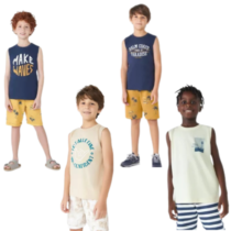 Conjunto Hering Kids Regata + Bermuda Menino