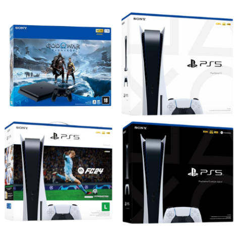 Console PlayStation com até 25% OFF