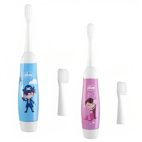 Escova de Dentes Elétrica Chicco Azul ou Rosa