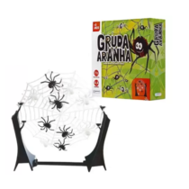 Jogo Gruda Aranha na Teia 21 Peças Multikids