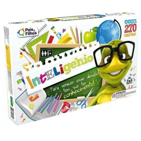 Jogo Infantil de Inteligência e Raciocínio Inteligenio Pais e Filhos