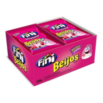 Kit 12 Minis Beijinhos de Morango Fini