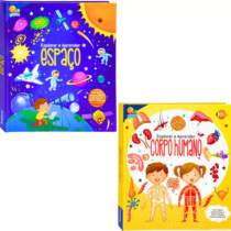 Kit 2 Livros Explorar e Aprender com Abas Espaço + Corpo