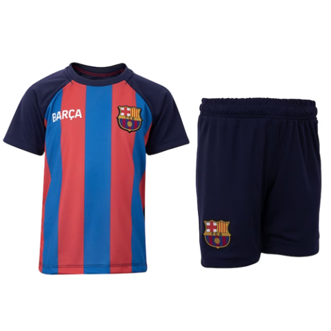 Kit Infantil Camisa + Calção do Barcelona