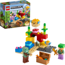 Lego Minecraft O Recife de Coral 92 Peças