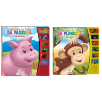 Livro Sonoro Conhecendo os Sons Porquinho ou Macaco