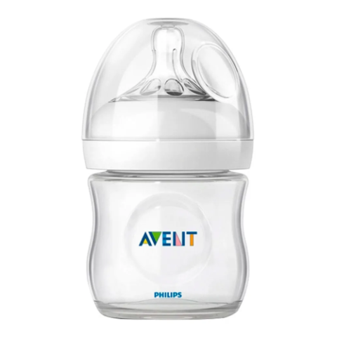 Mamadeira Petala Transparente Philips Avent 125ml