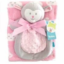 Buba Manta Com Naninha Ovelhinha Rosa