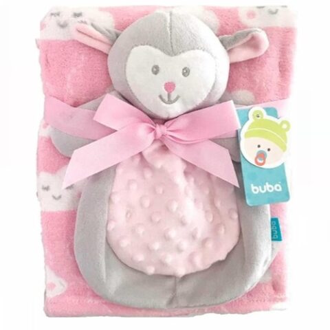 Buba Manta Com Naninha Ovelhinha Rosa