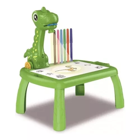 Mesinha Projetora de Desenho Dinossauro com 24 Desenhos Diferentes Zoop Toys