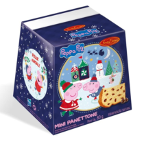 Mini Panettone Com Gotas De Chocolate Peppa 80g Santa Edwiges