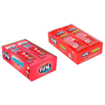 Mini Tubes Fini com 12 Unidades Morango ou Morango Cítrico 17g