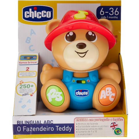 O Fazendeiro Teddy Bilingue ABC Chicco