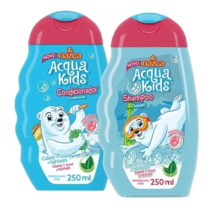 Kit Acqua Kids Algodão Doce Shampoo 250ml + Condicionador 250ml