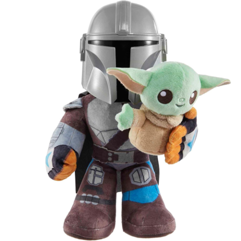 Pelúcia Disney Star Wars Mandalorian Baby Yoda com Som Mattel