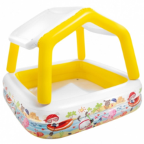 Piscina Inflável com Cobertura Intex 295L Amarela