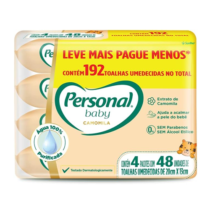 Promopack Toalhinhas Umedecidas Personal Baby Camomila 192 Unidades