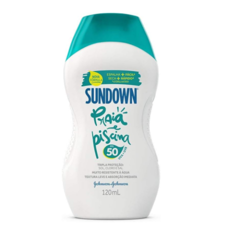 Protetor Solar Sundown Praia e Piscina FPS 50 120ml