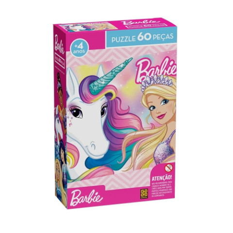 Quebra-cabeça Barbie 60 Peças
