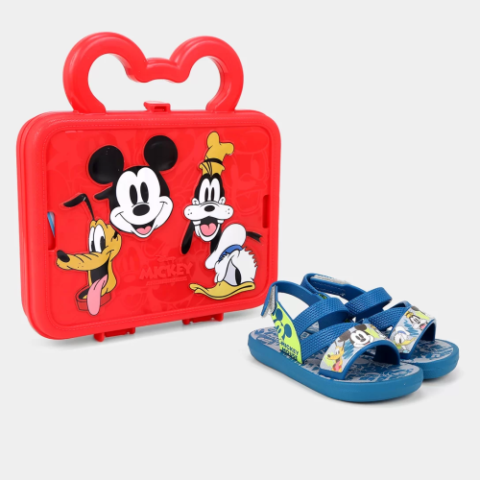 Sandália Grendene Kids Disney Maleta Divertida