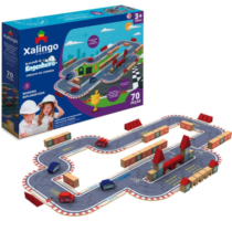 Brincando de Engenheiro Circuito de Corrida 70 peças Xalingo