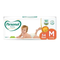 Fralda Personal Baby Premium Protection M 34 unidades