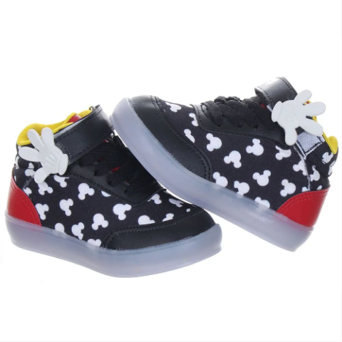 Tênis Botinha Infantil Mickey com Led Pemania