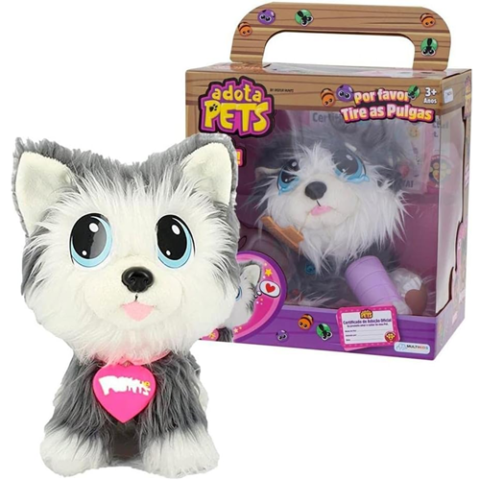 Pelúcia Adota Pets Ozzy com Acessórios