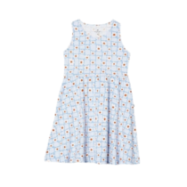 Vestido Hering Kids Curto Estampado Azul Tamanho 1