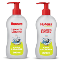 2 Unidades Sabonete Líquido Huggies Chá de Camomila 200ml