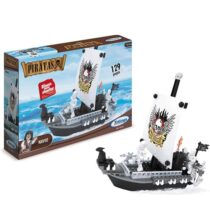 Blocos de Montar Navio Pirata Xalingo 129 Peças