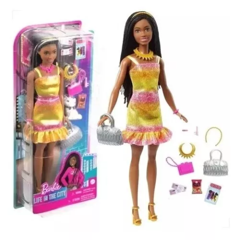 Boneca Barbie Brooklyn com Pet Mattel