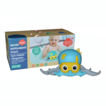 Brinquedo Interativo De Banho Polvo Fujão Verde