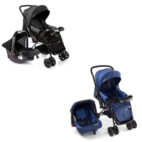 Carrinho de Bebê Travel System Reverse Cosco