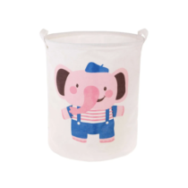 Cesto Organizador De Roupa E Brinquedos Impermeavel Dobrável 60 Litros Elefante